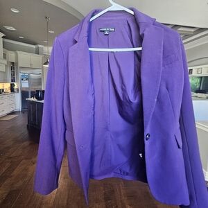 Purple blazer
